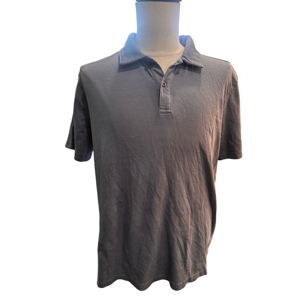 Nordstrom Rack 14th & Union Men's Polo Size XL Light Blue Gray Color Preppy - Picture 2 of 13